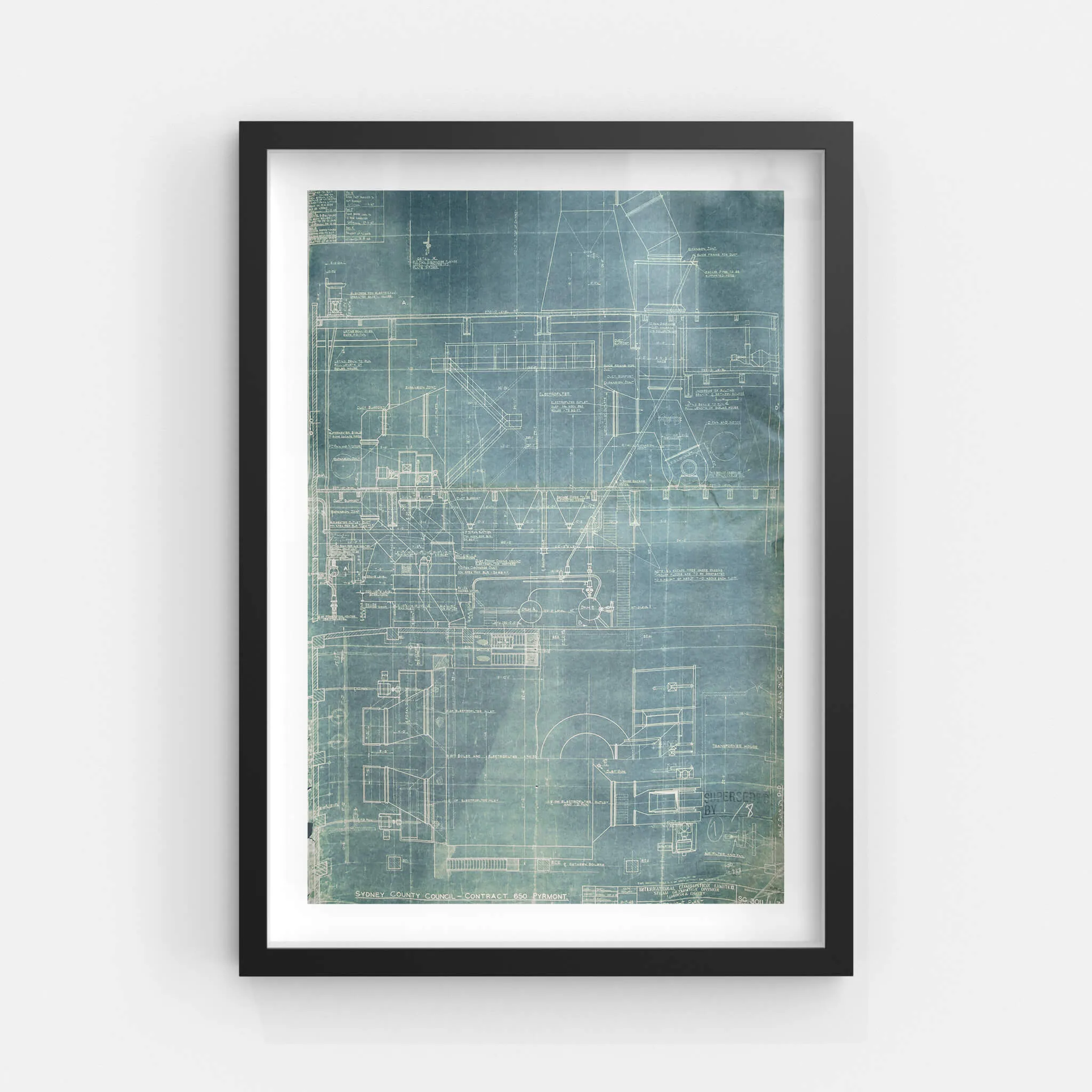 Boiler Blueprint | White Bay Power Station