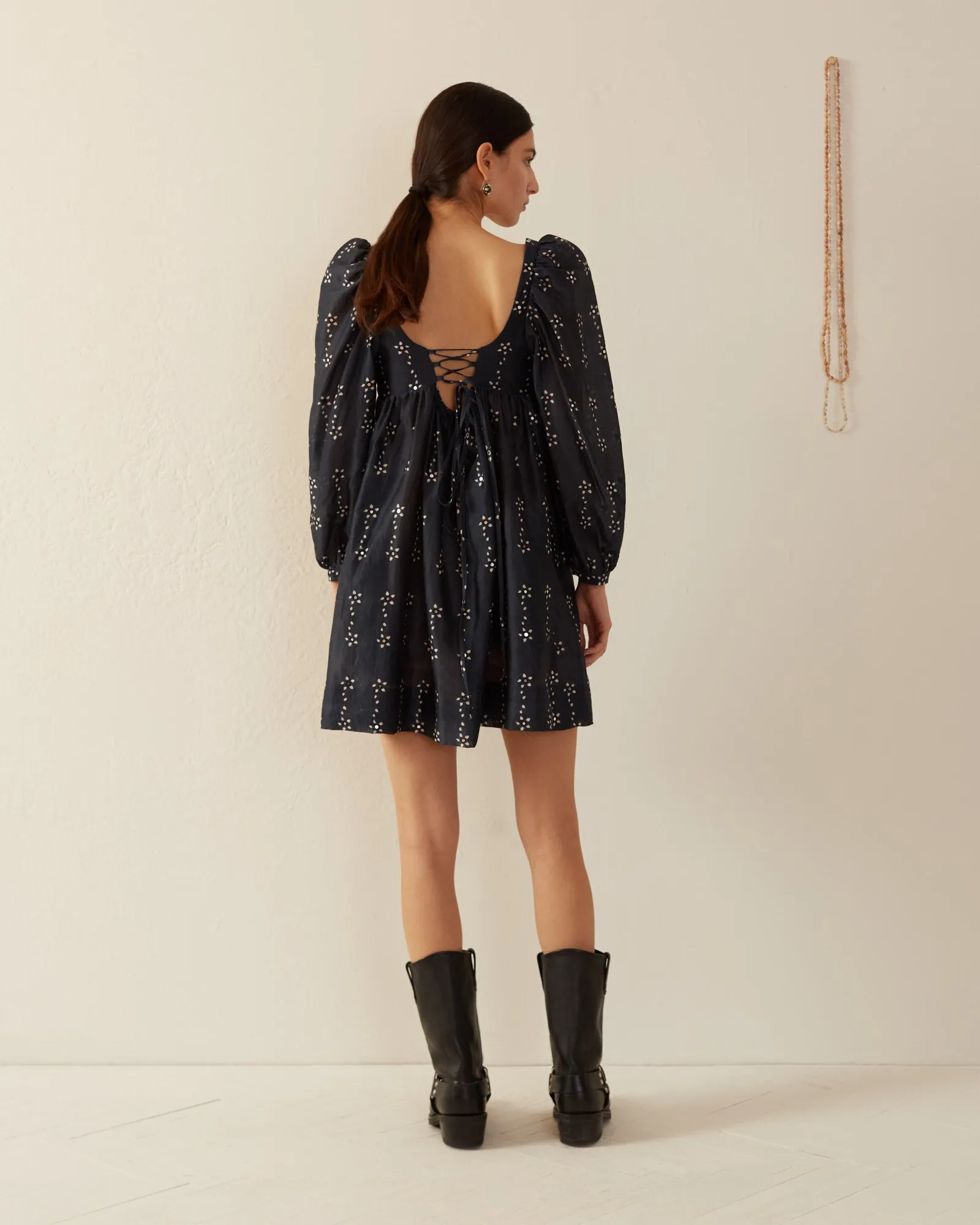 Christina Black Bloom Dress