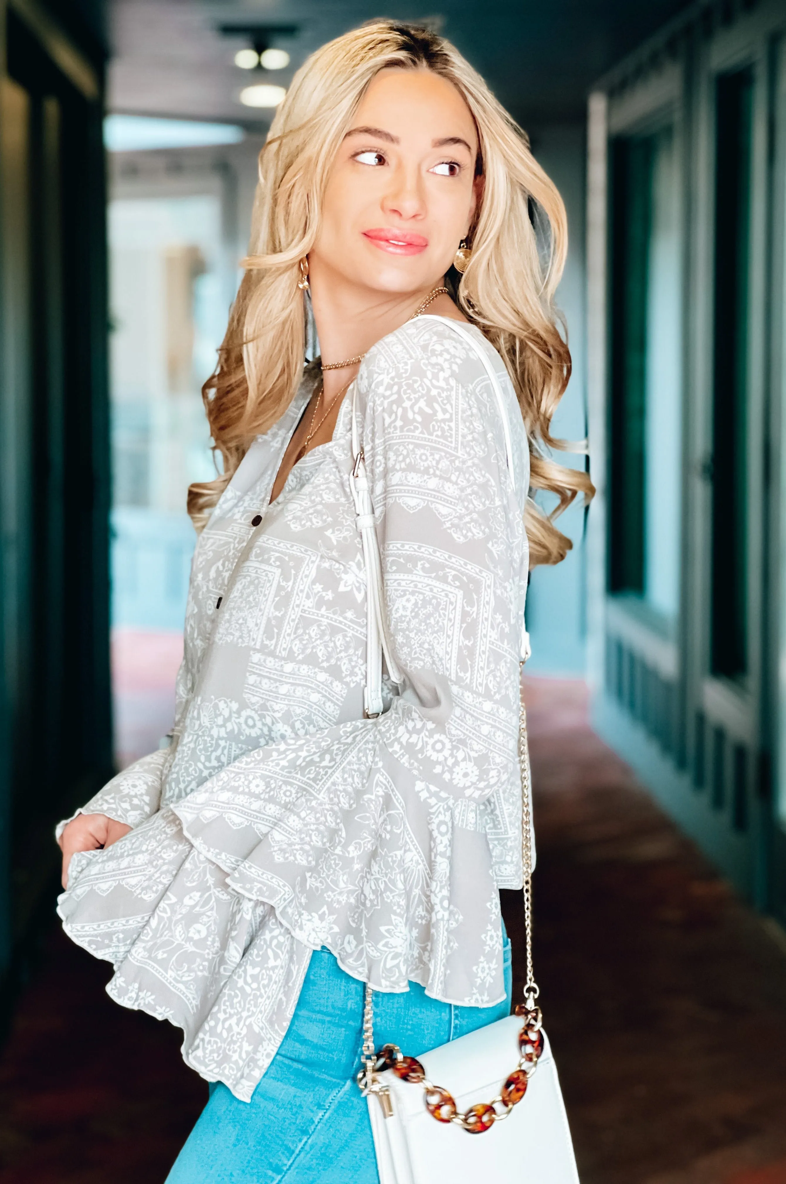 Date Night Floral Top
